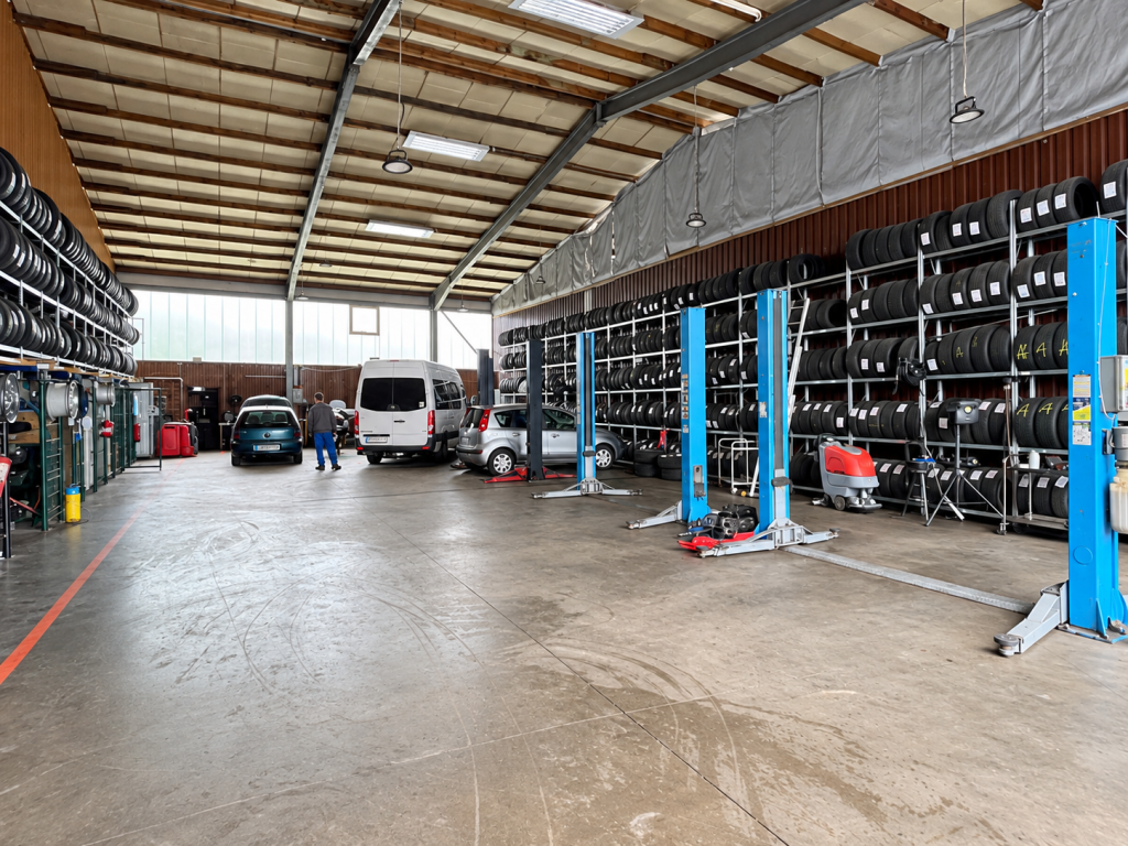 Arbeitsplatz-bygarage